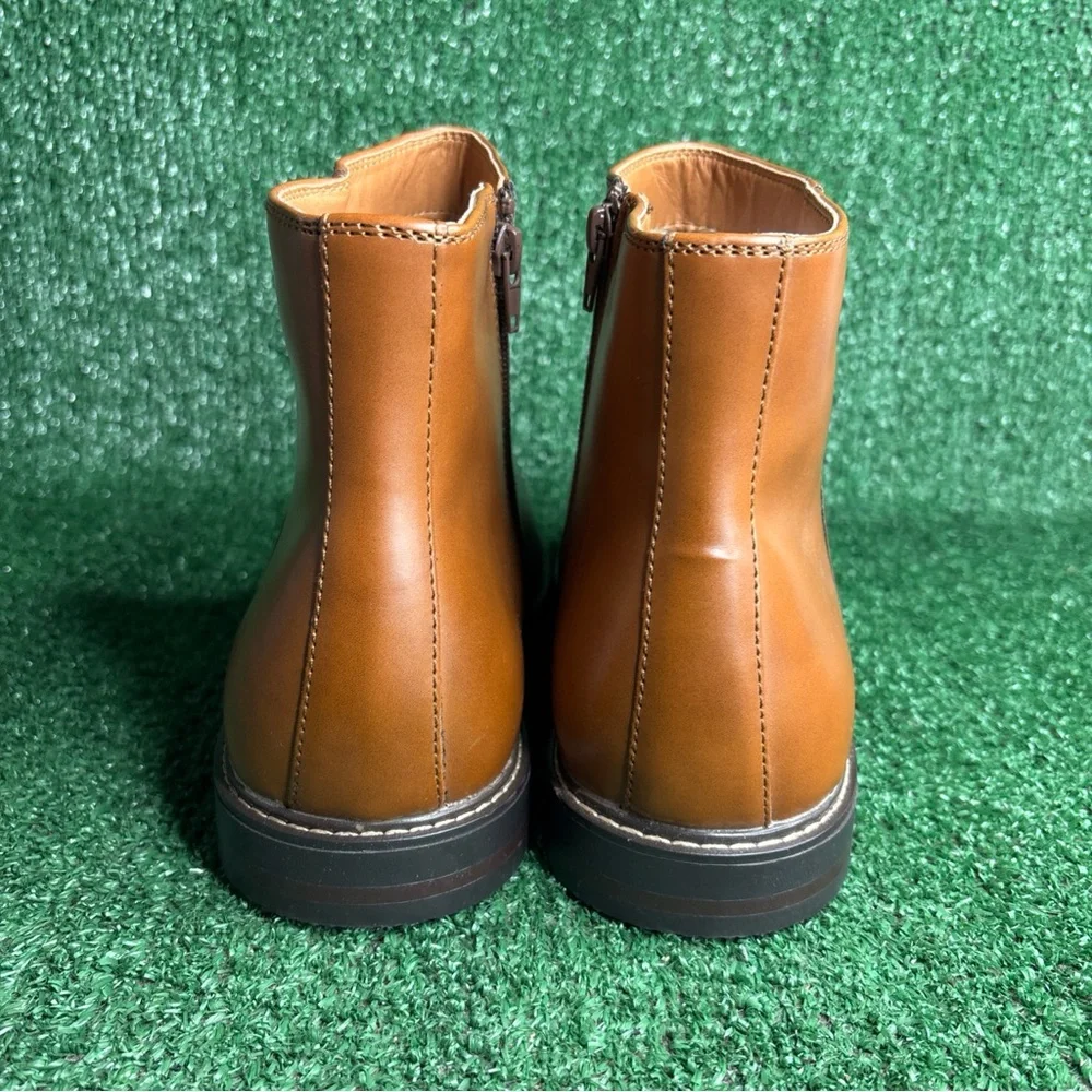 NEW - Kenneth Cole Reaction Ely Vegan Leather Zipper Chelsea‎ Boot Men's Size 13